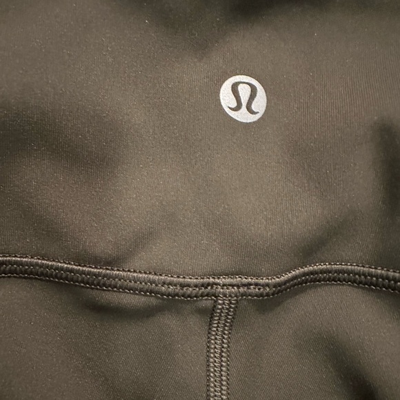 lululemon🍋Wunder Under CropIII Full-onLuxstreme Dark OliveLeggings Size 6 - Picture 8 of 11